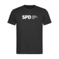 Preview: SPD Soziale Politik für Dich Herren T-Shirt (großes Logo) (Bio Baumwolle)