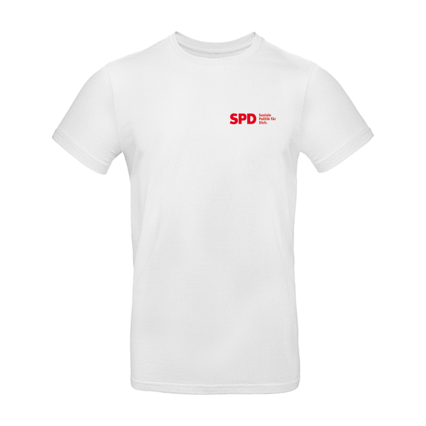 SPD Soziale Politik für Dich Herren T-Shirt Weiß