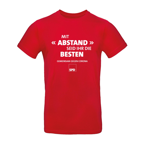 SPD Herren T-Shirt - Mit Abstand seid ihr die Besten