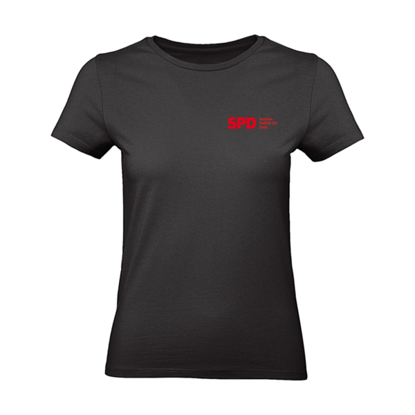 SPD Soziale Politik für Dich Damen T-Shirt (kleines Logo)