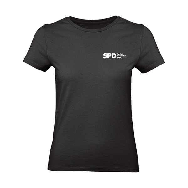 SPD Soziale Politik für Dich Damen T-Shirt (kleines Logo)